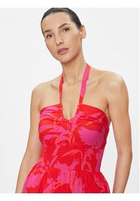Seafolly Sukienka letnia SEAFOLLY-55162-DR Czerwony Regular Fit. Kolor: czerwony. Materiał: bawełna. Sezon: lato #3