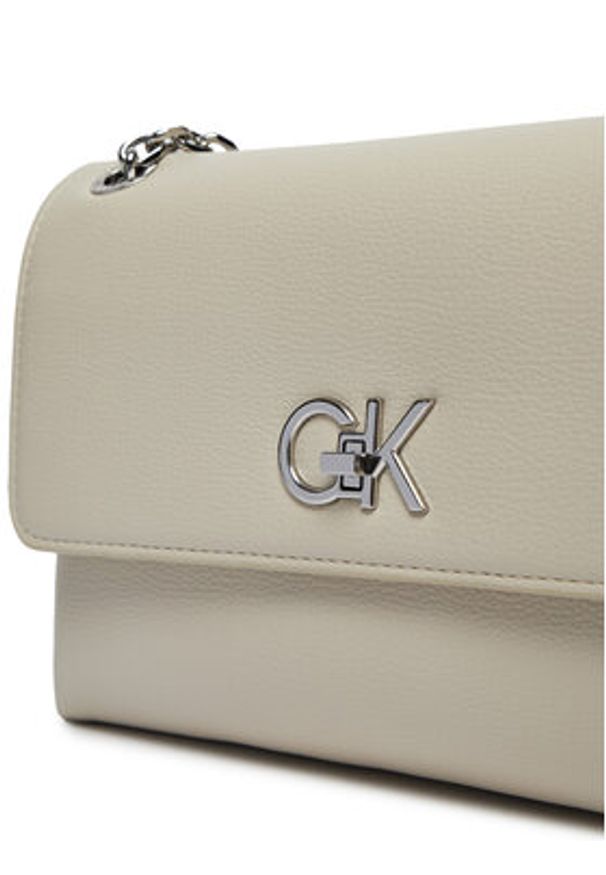 Calvin Klein Torebka K60K612554 Écru. Materiał: skórzane