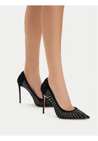 Eva Minge Szpilki EO-MOLLY-LT1643-15 Czarny. Kolor: czarny. Materiał: materiał. Obcas: na szpilce #9