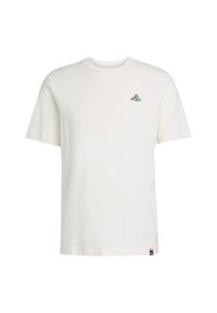 Adidas - Koszulka z grafiką Mini Pizza. Kolor: biały. Materiał: bawełna