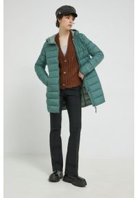 Noisy may - Noisy May kardigan damski kolor brązowy ciepły. Kolor: brązowy. Materiał: dzianina. Długość rękawa: długi rękaw. Długość: długie. Wzór: gładki #5