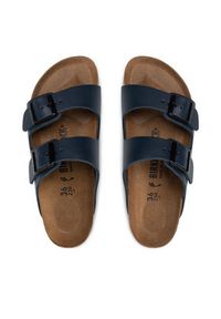 Birkenstock Klapki Arizona Bs 0051153 Granatowy. Kolor: niebieski. Materiał: skóra #5