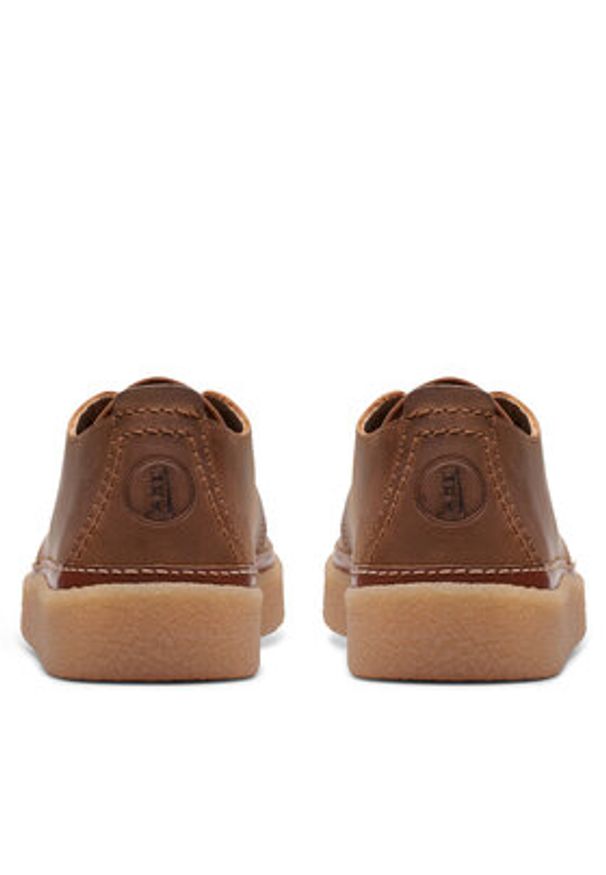 Clarks Półbuty Clarkwood Low 26176866 Brązowy. Kolor: brązowy. Materiał: skóra