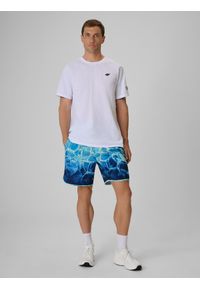 4f - 4F Spodenki plażowe boardshorty męskie - miętowe XXL. Kolor: turkusowy #1
