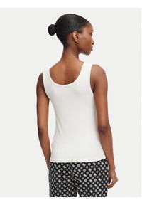 Guess Top V6YP09 K4312 Kremowy Regular Fit. Kolor: kremowy. Materiał: bawełna #3