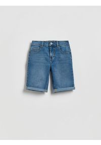 Reserved - Jeansowe szorty - niebieski. Kolor: niebieski. Materiał: jeans