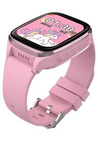 KIANO - Kiano Watch Princess Różowy. Rodzaj zegarka: smartwatch. Kolor: różowy. Styl: młodzieżowy, retro #3