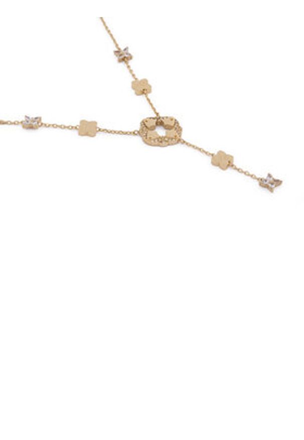 Guess Naszyjnik JUBN05 496JW Złoty. Materiał: metalowe. Kolor: złoty