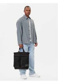 Calvin Klein Jeans Torba na laptopa Metro Nylon Helmet Bag LV04G3130G Czarny. Kolor: czarny. Materiał: materiał