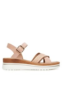 Clara Barson Sandały WS2506-05 Różowy. Kolor: różowy. Materiał: materiał, syntetyk