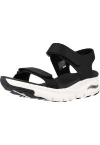 skechers - Buty Kobieta Skechers Arch Fit Touristy czarny. Kolor: czarny. Materiał: tkanina. Sezon: lato #1