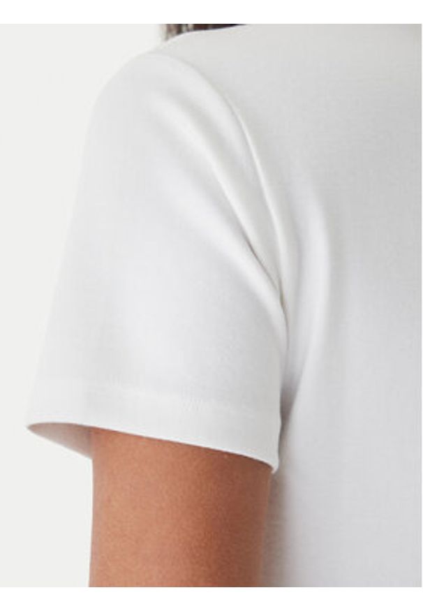 Hugo - HUGO T-Shirt Deloris 50512002 Biały Regular Fit. Kolor: biały. Materiał: bawełna