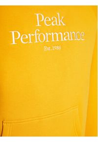 Peak Performance Bluza Original G77756420 Żółty Regular Fit. Kolor: żółty. Materiał: bawełna
