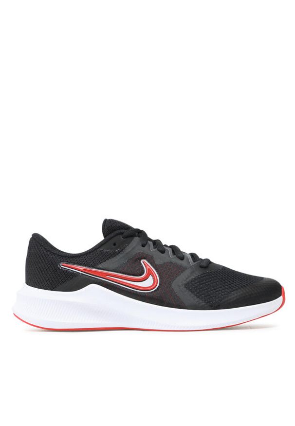 Nike Buty do biegania Downshifter 11 (GS) CZ3949 005 Czarny. Kolor: czarny. Materiał: materiał. Model: Nike Downshifter