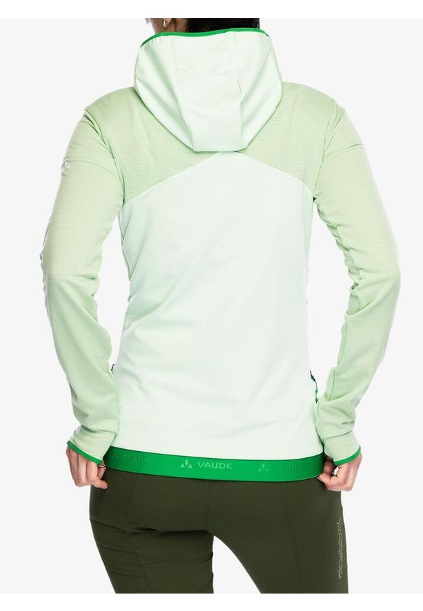 Bluza polarowa damska Vaude Scopi Fleece Jacket. Kolor: zielony. Materiał: polar