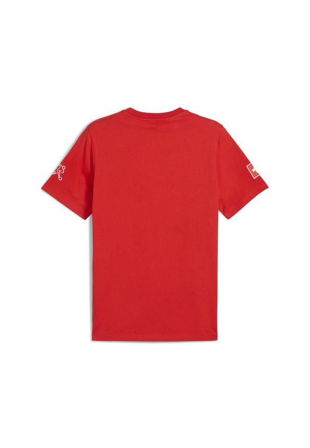 Puma - Męska koszulka ftblCulture Szwajcaria PUMA Red White. Kolor: czerwony, biały, wielokolorowy. Sport: piłka nożna