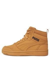 Puma Sneakersy Rebound V6 Buck 393580 02 Brązowy. Kolor: brązowy. Materiał: skóra