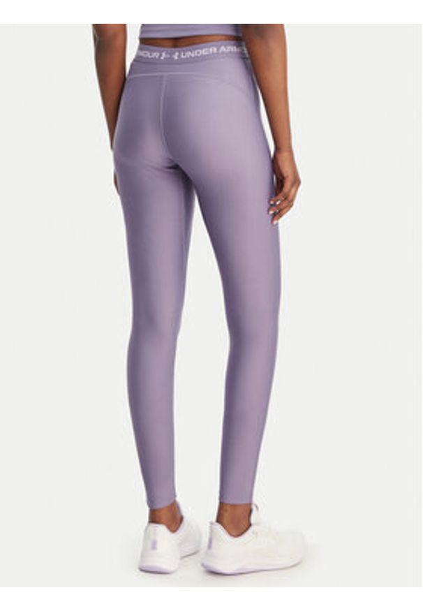 Under Armour Legginsy HeatGear® 6010002 Fioletowy Slim Fit. Kolor: fioletowy. Materiał: syntetyk