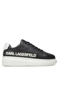 Karl Lagerfeld Kids Sneakersy Z30381 S Czarny. Kolor: czarny. Materiał: skóra
