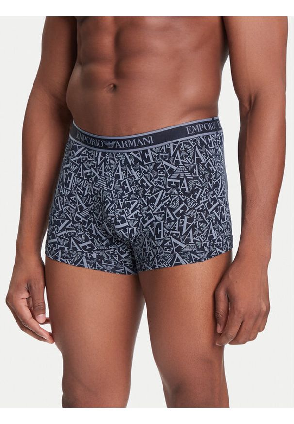 Emporio Armani Underwear Komplet 3 par bokserek EM000370 AF10779 MB089 Granatowy. Kolor: niebieski. Materiał: bawełna