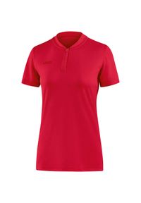 Damska koszulka polo Jako Prestige. Typ kołnierza: polo. Kolor: czerwony. Sport: piłka nożna #1