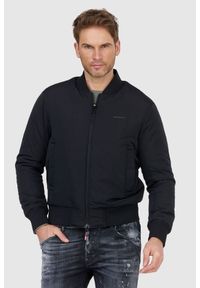 Emporio Armani - EMPORIO ARMANI Dwustronna kurtka męska w logo, Rozmiar 50. Kolor: czarny