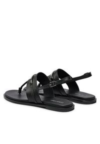 Calvin Klein Sandały Flat Tp Sandal Metal Bar Lth HW0HW02031 Czarny. Kolor: czarny #6