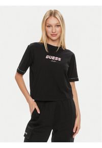 Guess T-Shirt Natalia V4GI11 JA914 Czarny Boxy Fit. Kolor: czarny. Materiał: bawełna #1