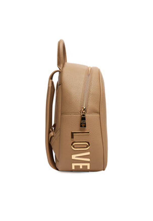 Love Moschino - LOVE MOSCHINO Plecak JC4030PP1NLT0104 Beżowy. Kolor: beżowy. Materiał: skóra