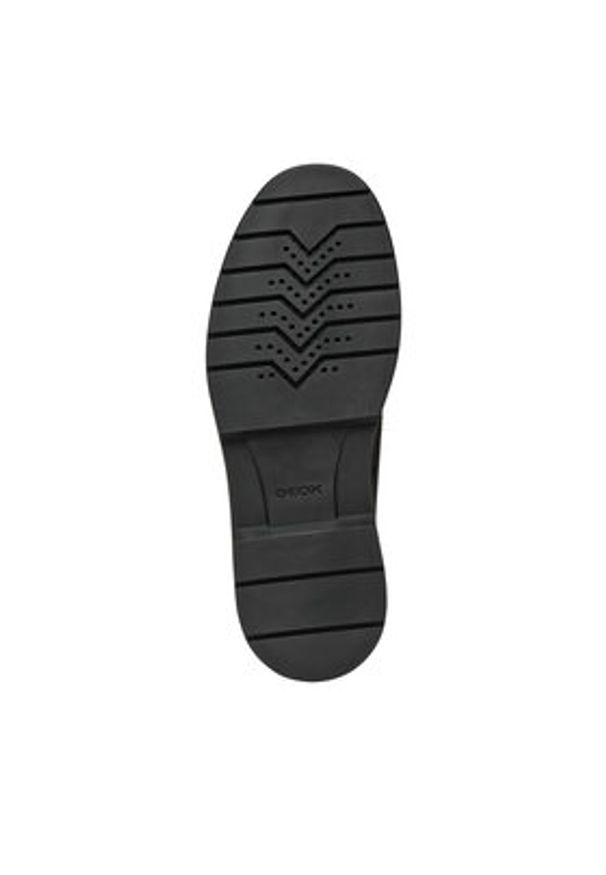 Geox Trapery U0Gp U46HBG 00045 C9999 Czarny. Kolor: czarny. Materiał: skóra