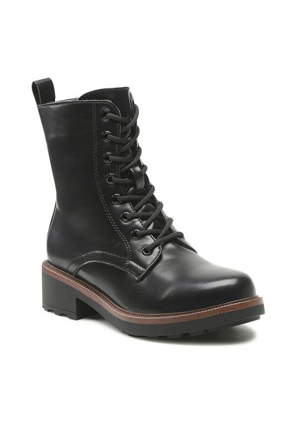 Clara Barson Trzewiki WS5658-06 Czarny. Kolor: czarny. Materiał: skóra