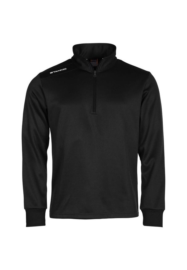 STANNO - Dziecięca bluza dresowa z półzamkiem Stanno Field. Kolor: czarny. Materiał: dresówka