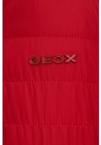 Geox kurtka ASCYTHIA damska kolor czerwony przejściowa. Kolor: czerwony. Materiał: włókno, materiał. Wzór: gładki