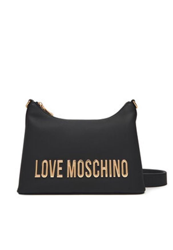 Love Moschino - LOVE MOSCHINO Torebka JC4025PP1NKD0000 Czarny. Kolor: czarny. Materiał: skórzane