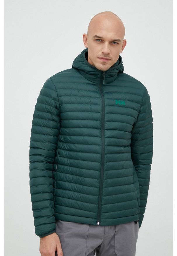 Helly Hansen kurtka sportowa Sirdal kolor granatowy. Kolor: zielony. Materiał: tkanina, syntetyk, włókno, materiał. Styl: sportowy