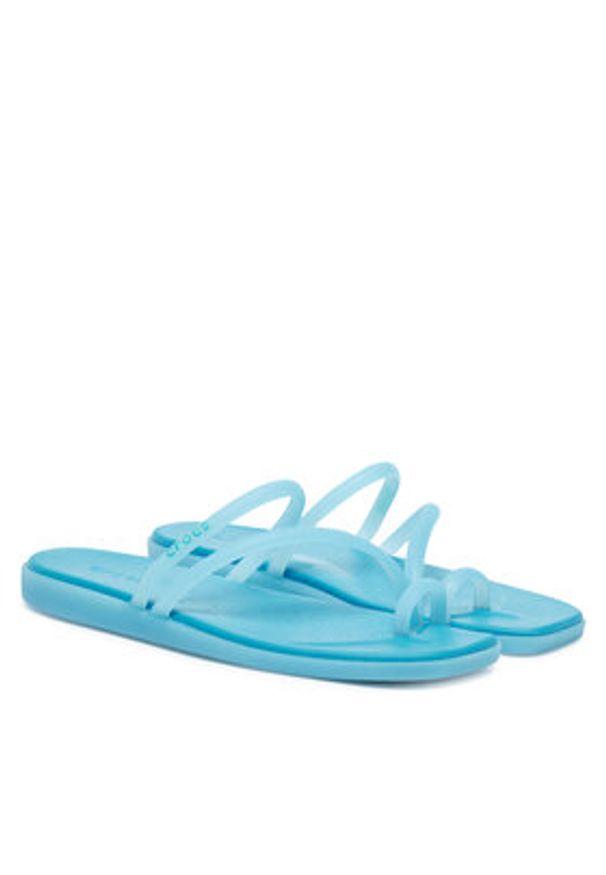 Crocs Japonki Miami Frosted Toe Loop 211253 Niebieski. Kolor: niebieski