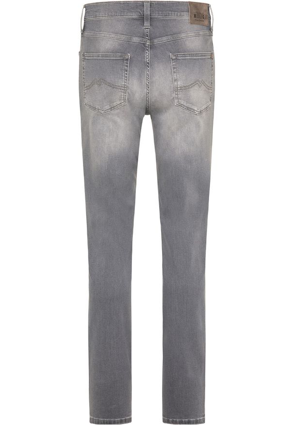 Mustang - MUSTANG MĘSKIE SPODNIE JEANSOWE TRAMPER TAPERED DENIM GREY 1011344 4500 883