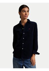 Polo Ralph Lauren Koszula 211A93203008 Granatowy Regular Fit. Typ kołnierza: polo. Kolor: niebieski. Materiał: bawełna #1