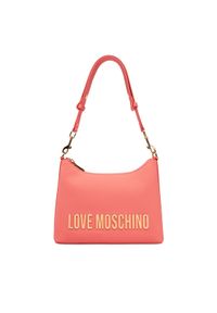 Love Moschino - LOVE MOSCHINO Torebka JC4025PP1MKD0464 Koralowy. Kolor: pomarańczowy. Materiał: skórzane