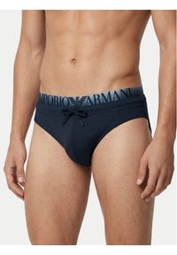 Emporio Armani Kąpielówki EM000582 AF20432 UB102 Granatowy. Kolor: niebieski. Materiał: syntetyk #1