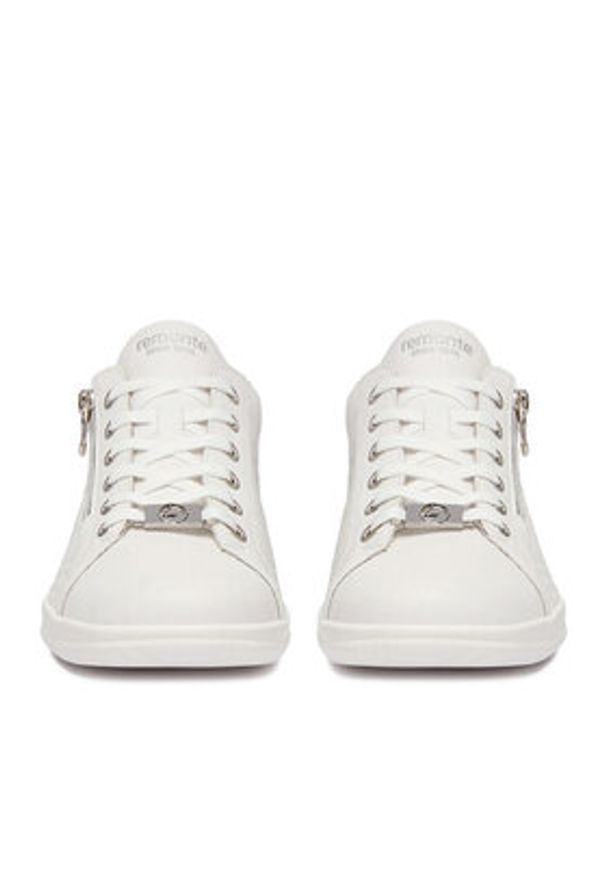 Remonte Sneakersy CEO-D1E08-80 Biały. Kolor: biały. Materiał: syntetyk, skóra