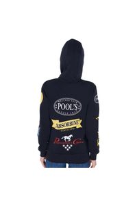 POOL'S - Bluza z kapturem unisex z logo. Typ kołnierza: kaptur. Kolor: niebieski. Materiał: polar, bawełna