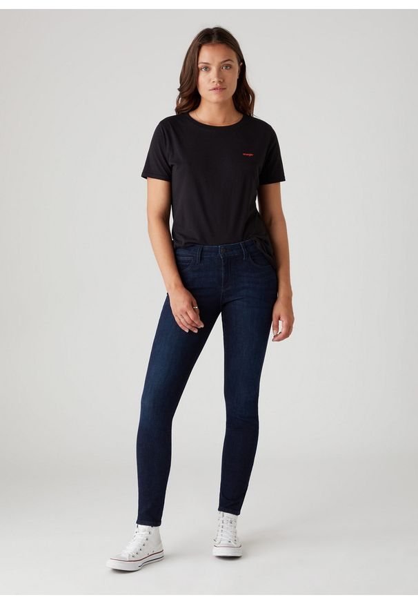 Wrangler - WRANGLER SKINNY DAMSKIE SPODNIE JEANSOWE TAINTED BLUE W28KSZ21H 112128333