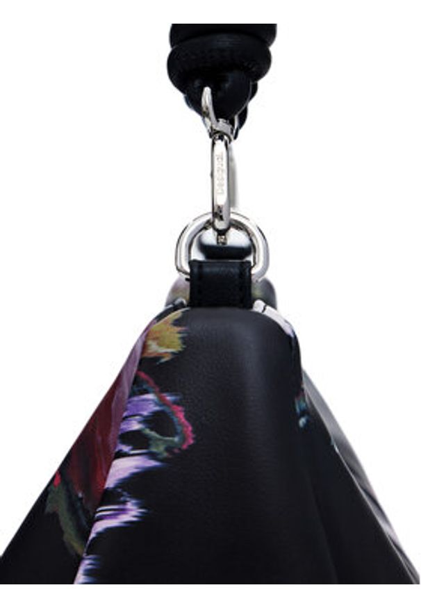 Desigual Torebka Spry Mayari 24WAXP67 Czarny. Kolor: czarny. Materiał: skórzane