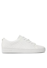 MICHAEL Michael Kors Sneakersy Keaton Lace Up 43R4KTFS1L Biały. Kolor: biały. Materiał: skóra