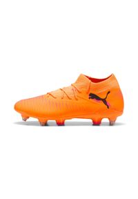 Buty piłkarskie Puma Future 8 Match SG. Kolor: pomarańczowy. Sport: piłka nożna #1