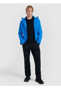 4f - 4F Spodnie trekkingowe membrana 10000 męskie - czarne XL. Stan: podwyższony. Kolor: czarny. Materiał: materiał. Technologia: Primaloft. Sport: wspinaczka, turystyka piesza #1