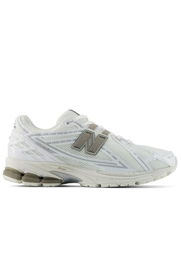 Buty unisex New Balance U1906980 - białe. Kolor: biały. Materiał: guma, materiał, syntetyk. Szerokość cholewki: normalna. Sport: turystyka piesza