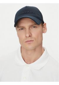 Calvin Klein Czapka z daszkiem K50K513015 Granatowy. Kolor: niebieski. Materiał: materiał, bawełna