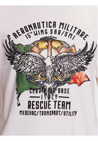 Aeronautica Militare T-Shirt 231TS2074J558 Écru Regular Fit. Materiał: bawełna #4
